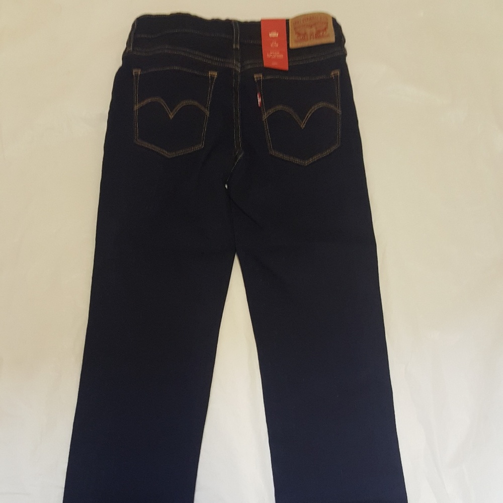 Levi's 712 Jeans New Slim Mid Rise Dark Denim